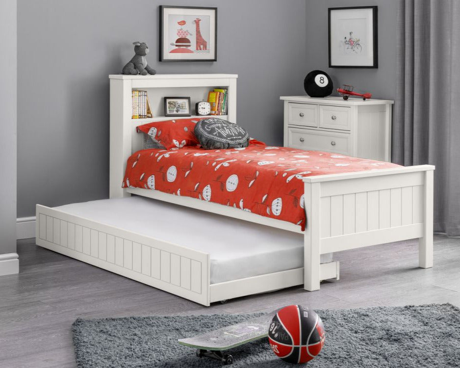 Julian Bowen Maine Bookcase Bed Surf White