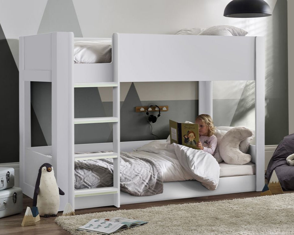 Julian Bowen Solomon Bunk Bed White Lifestyle-Better Bed Company