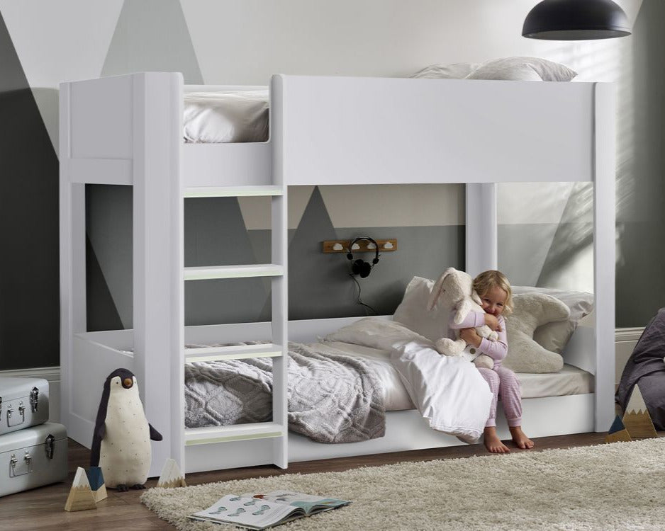 Julian Bowen Solomon Bunk Bed White-Better Bed Company