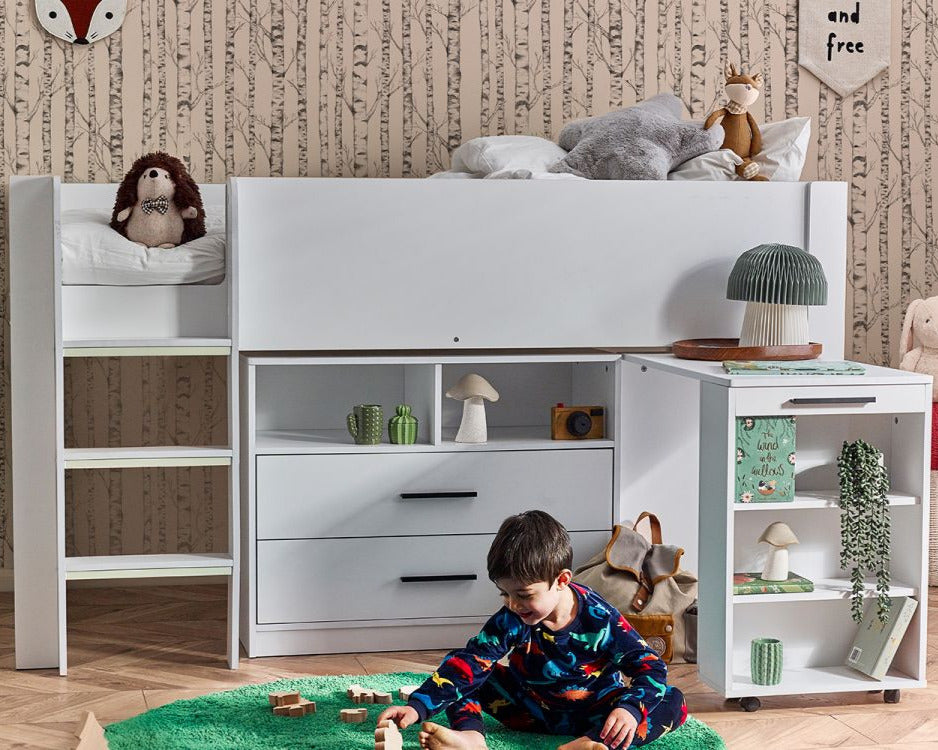Julian Bowen Otis Midsleeper White-Better Bed Company