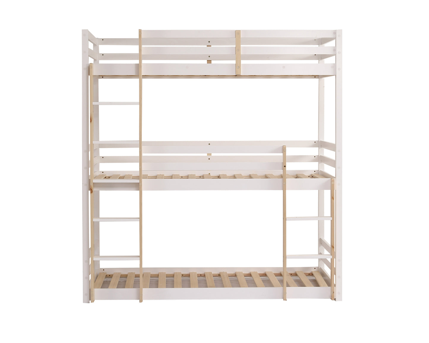 Becky White Wooden Triple Sleeper Bunk Bed