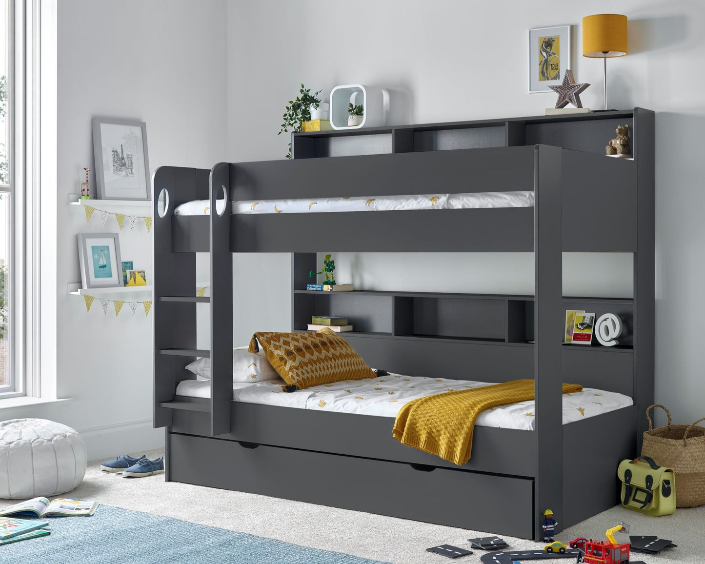Bedmaster Oliver Bunk Bed Grey-Better Bed Company