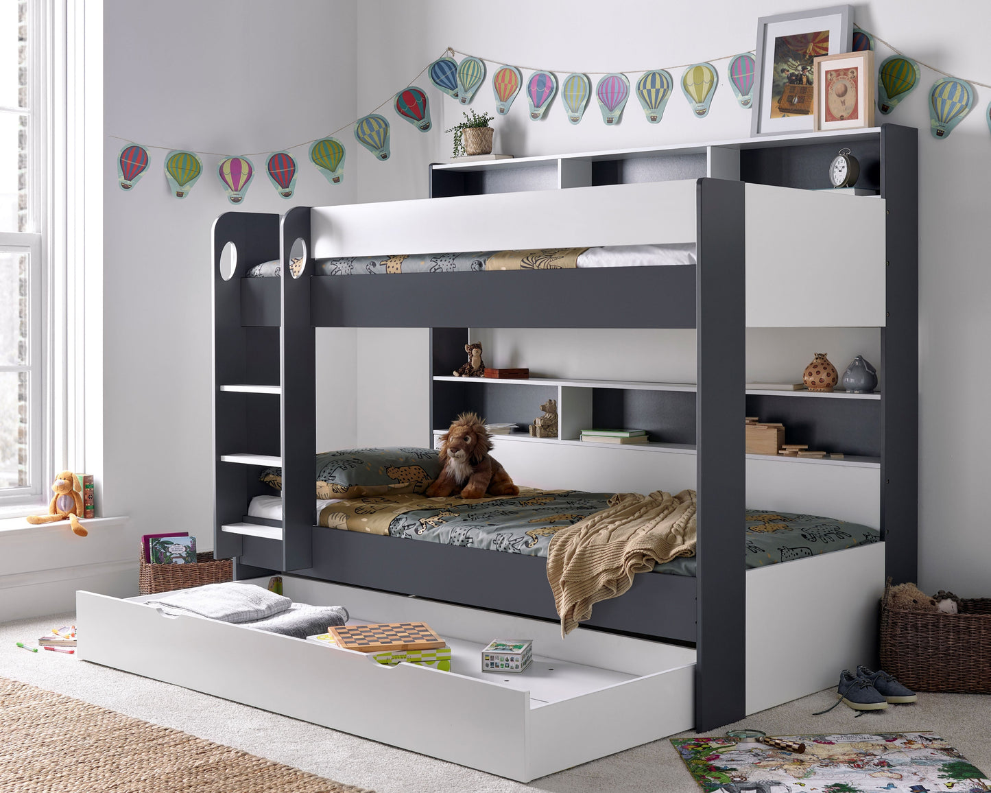 Bedmaster Oliver Bunk Bed With Trundle-Better Bed Company