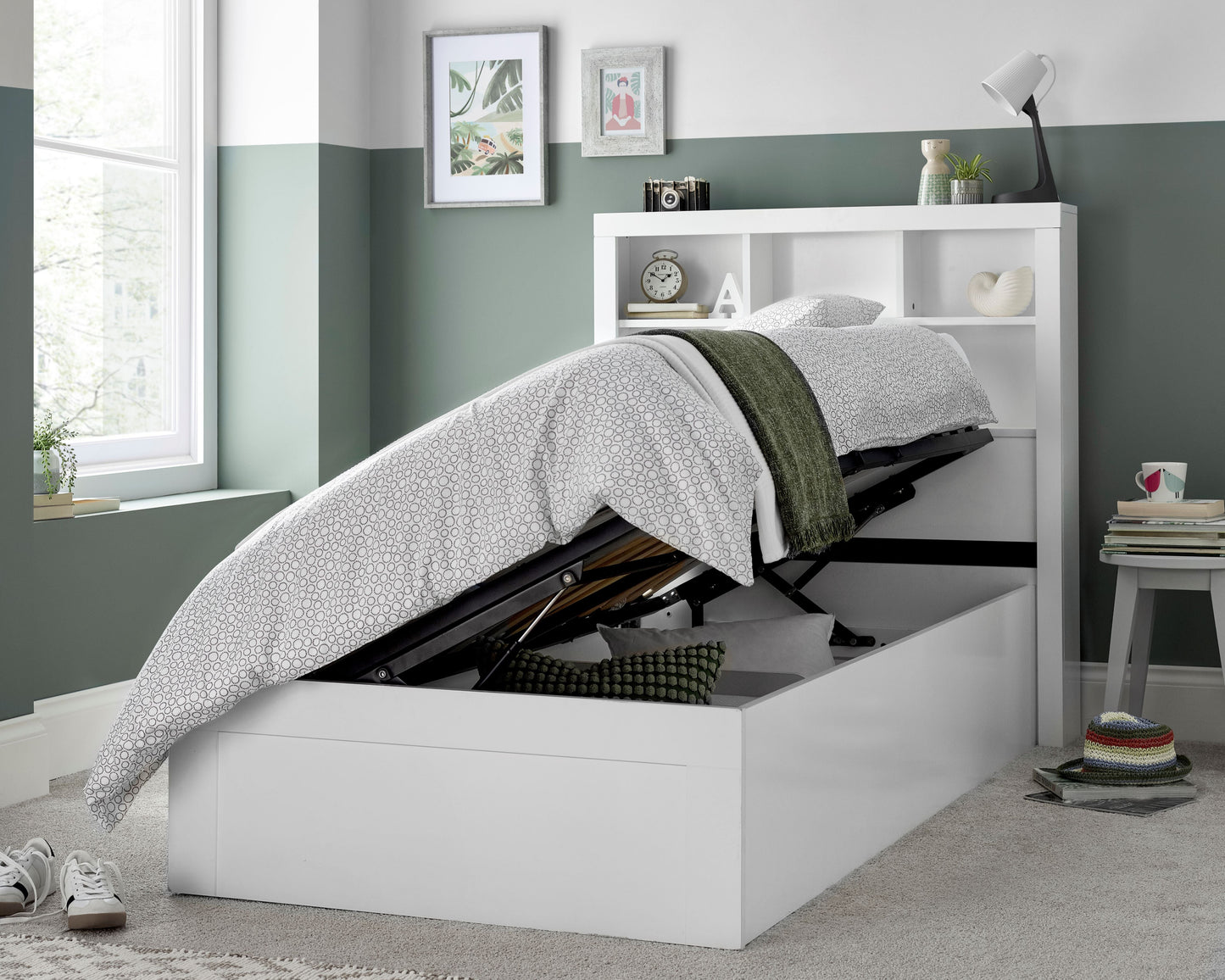 Bedmaster Oscar Ottoman Bed Open-Better bed Company