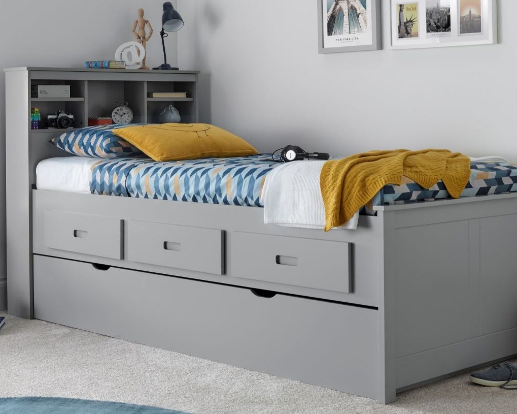Bedmaster Veera Wooden Drawer Guest Bed