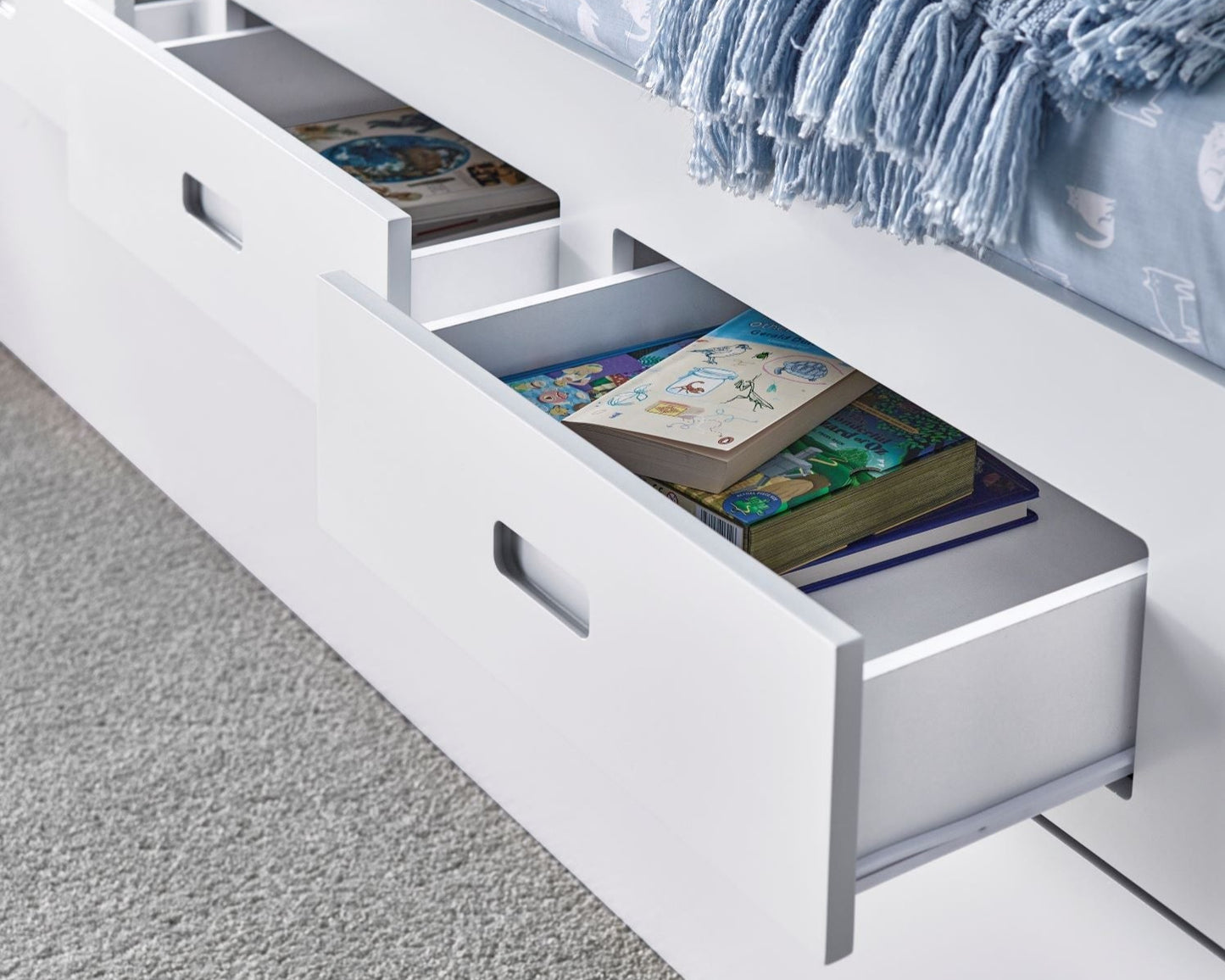 Bedmaster Veera Wooden Drawer Guest Bed