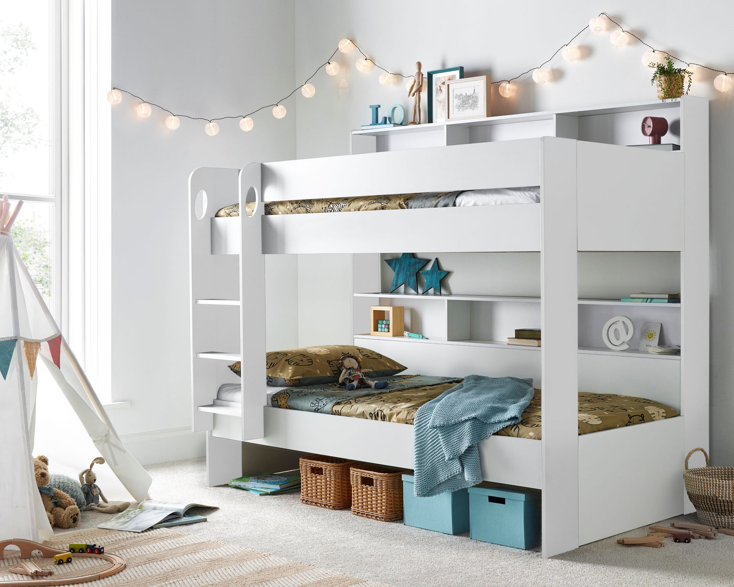 Bedmaster Oliver Bunk Bed White-Better Bed Company