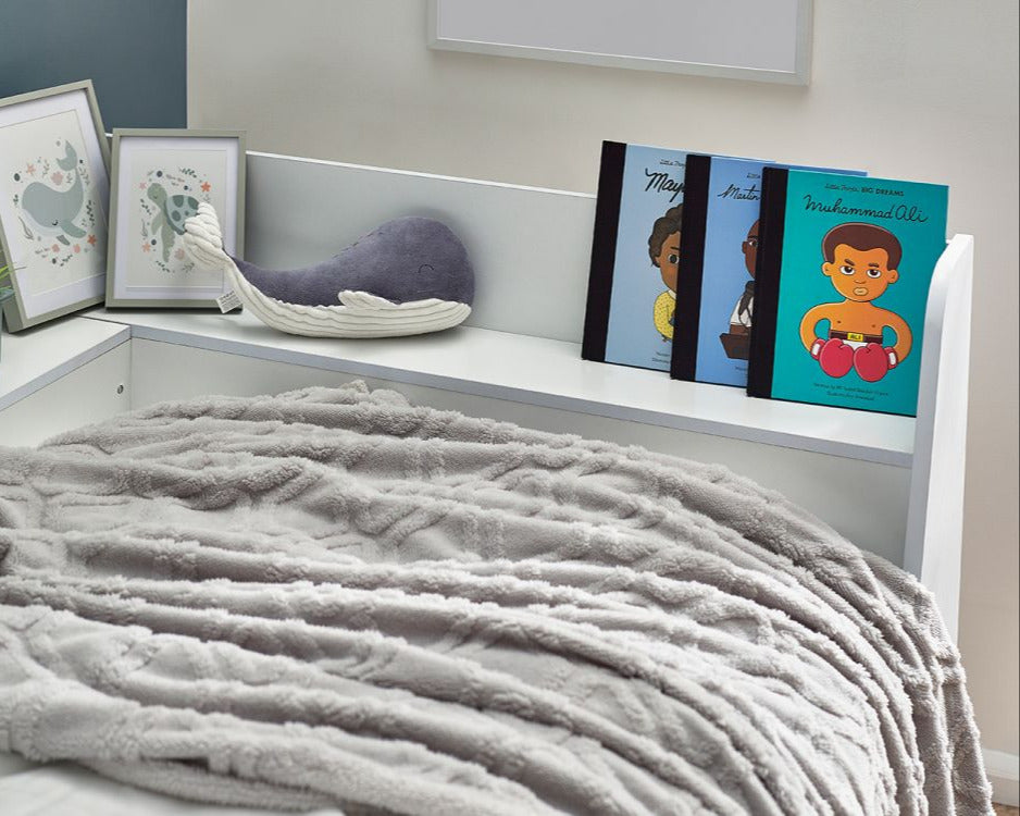 Julian Bowen Cyclone Daybed - White Shelving-Better Bed Company
