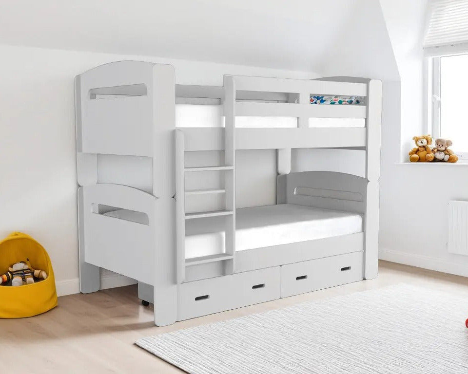 Wholesale Beds Oliver Bunk Bed Single White - Better Bed Company