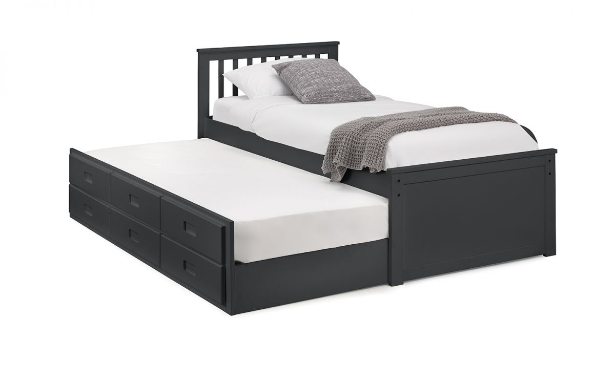 Julian Bowen Maisie Single Wooden Captains Bed With Drawers