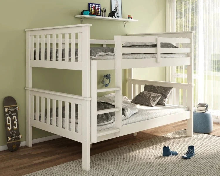 Bedmaster Oslo Small Double Bunk Bed From Side-Better Bed Company
