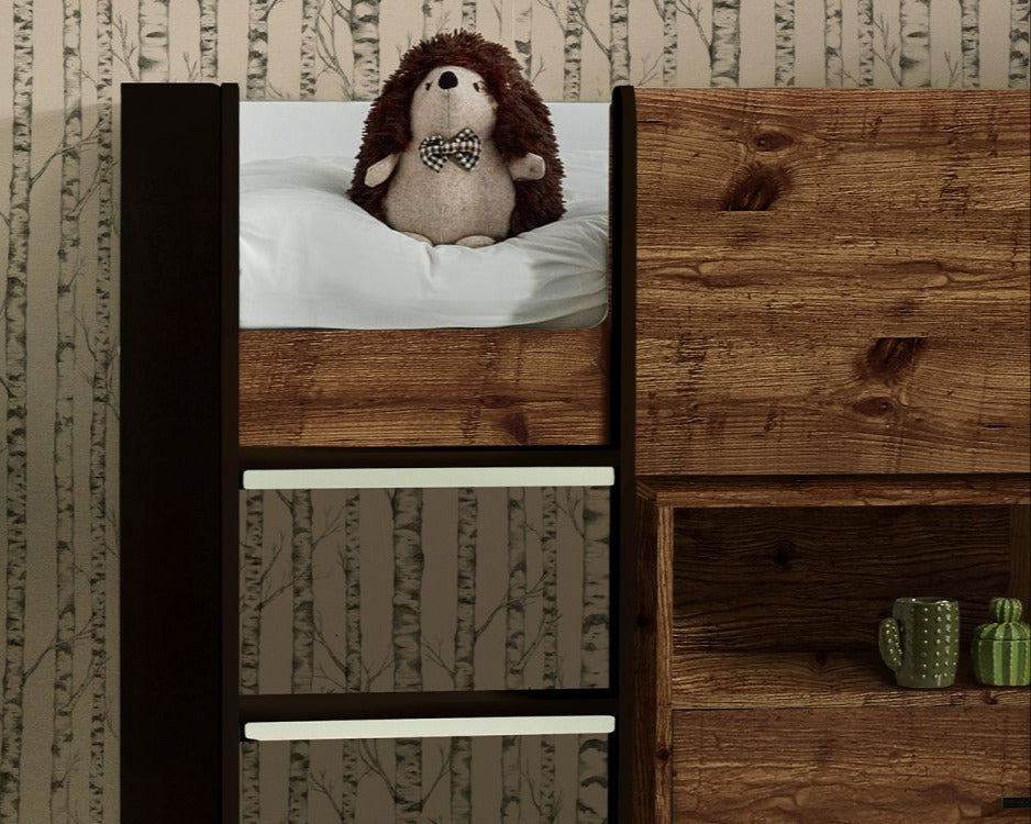 Julian Bowen Otis Midsleeper Lifestyle Wood And Black-Better Bed Company