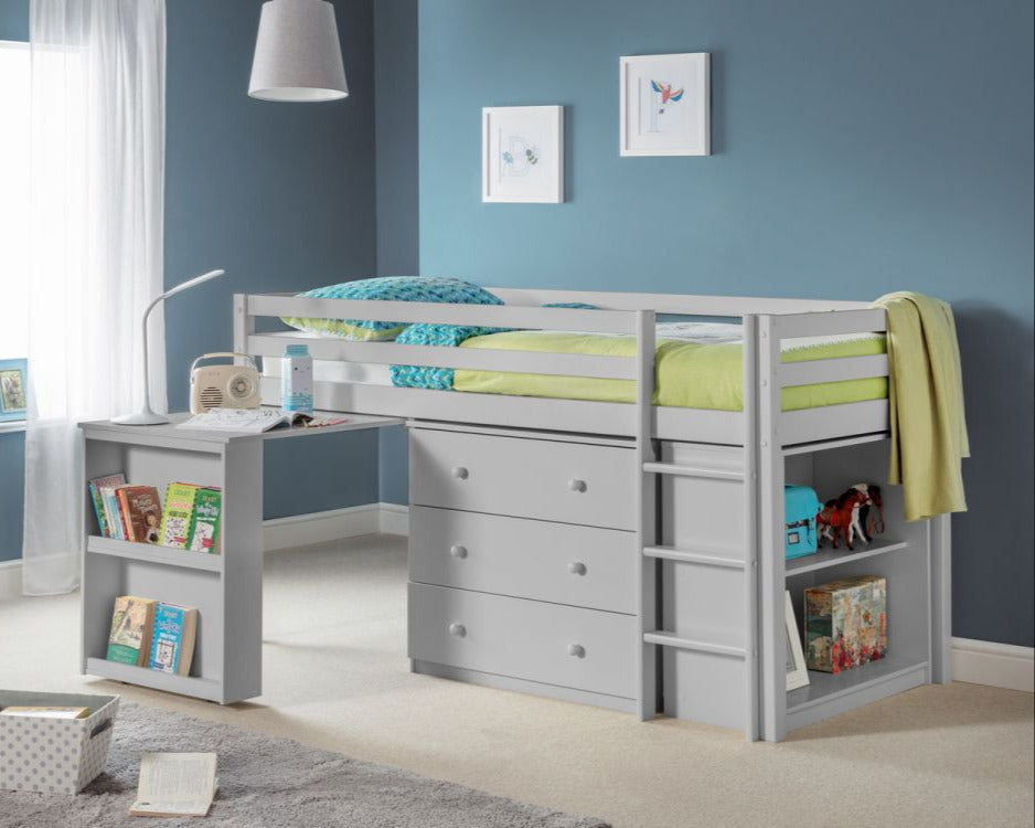 Julian Bowen Roxy Sleep Station Bed Grey-Better Bed Company