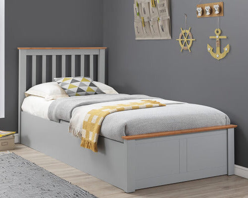 Bedmaster Francis Ottoman Bed Grey-Better Bed Company 