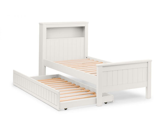 Julian Bowen Maine Wooden Single Bookcase Bed Frame