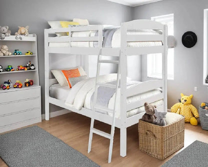 Wholesale Beds Moderna Bunk Bed White-Better Bed Company