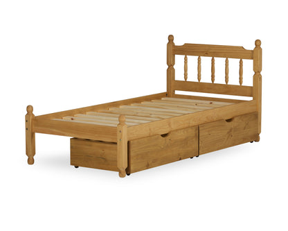 Chessington Bed Frame With Storage-Kidzzz Beds
