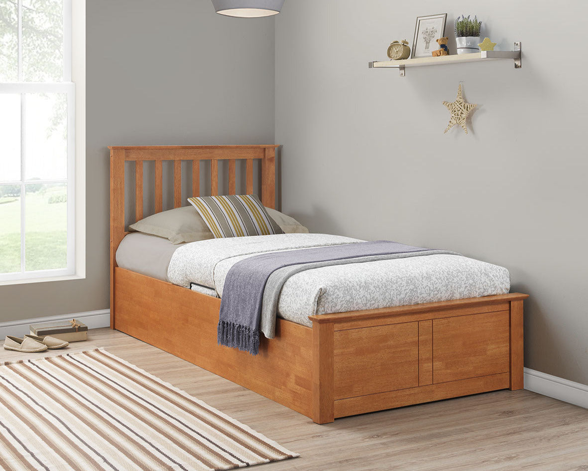 Bedmaster Francis Ottoman Bed Oak-Better Bed Company 