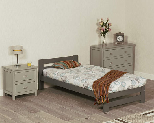 Better Sommer Bed Frame Grey Single-Better Bed Company