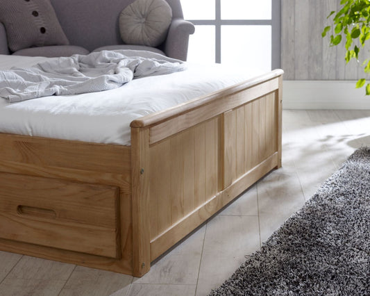 Birmingham Wooden Storage Drawer Bed Frame Footboard-Kidzzz Beds