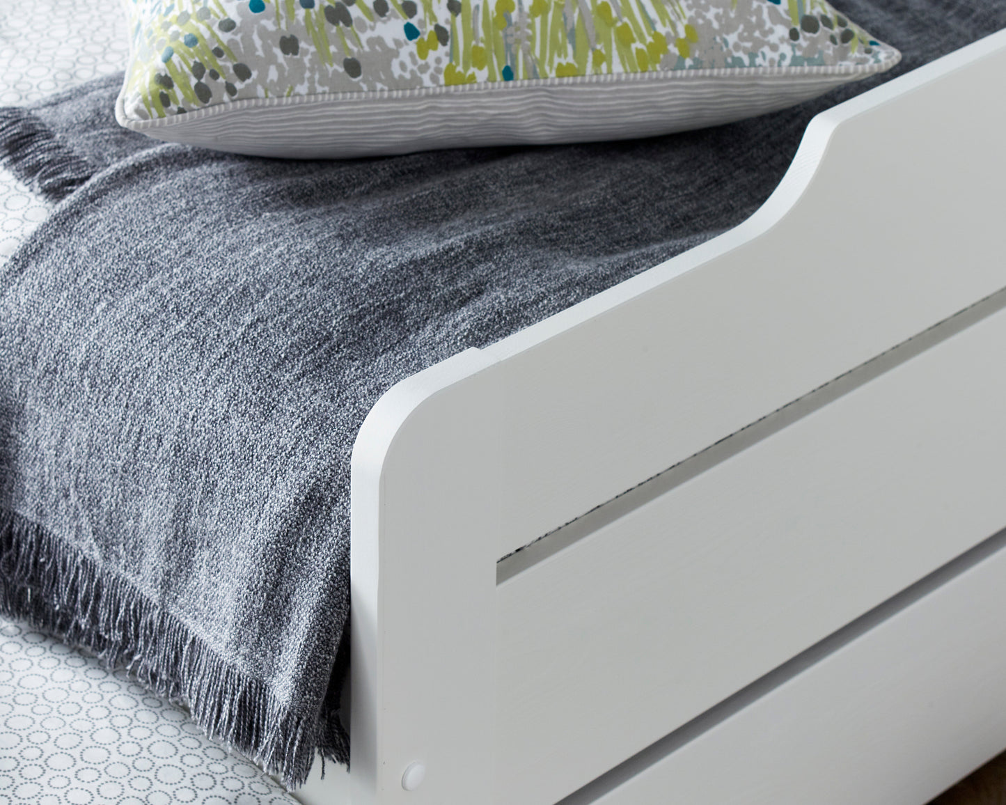 Bedmaster Copella White Wooden Guest Bed With Trundle