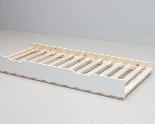 Bedmaster Copella White Wooden Guest Bed With Trundle