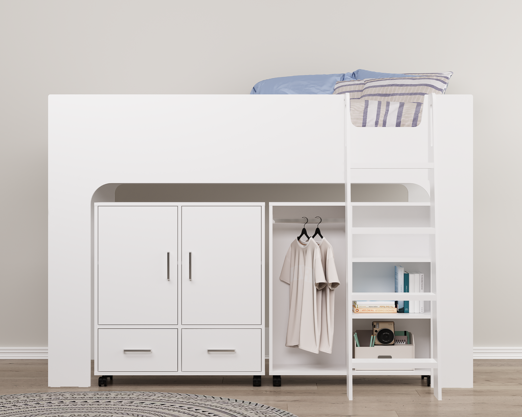 Flintshire Eden Mid Sleeper-Kidzzz Beds