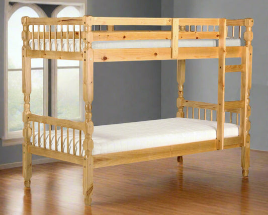 Heartlands Milano Bunk Bed Pine-Kidzzz Beds