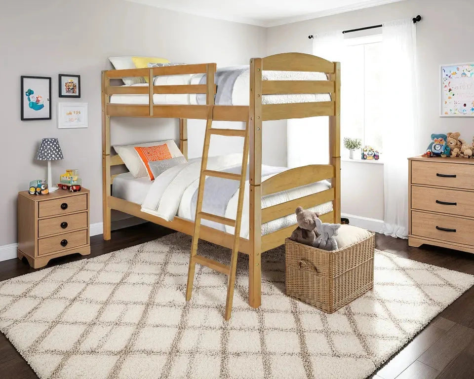 Wholesale Beds Moderna Bunk Bed Pine-Better Bed Company