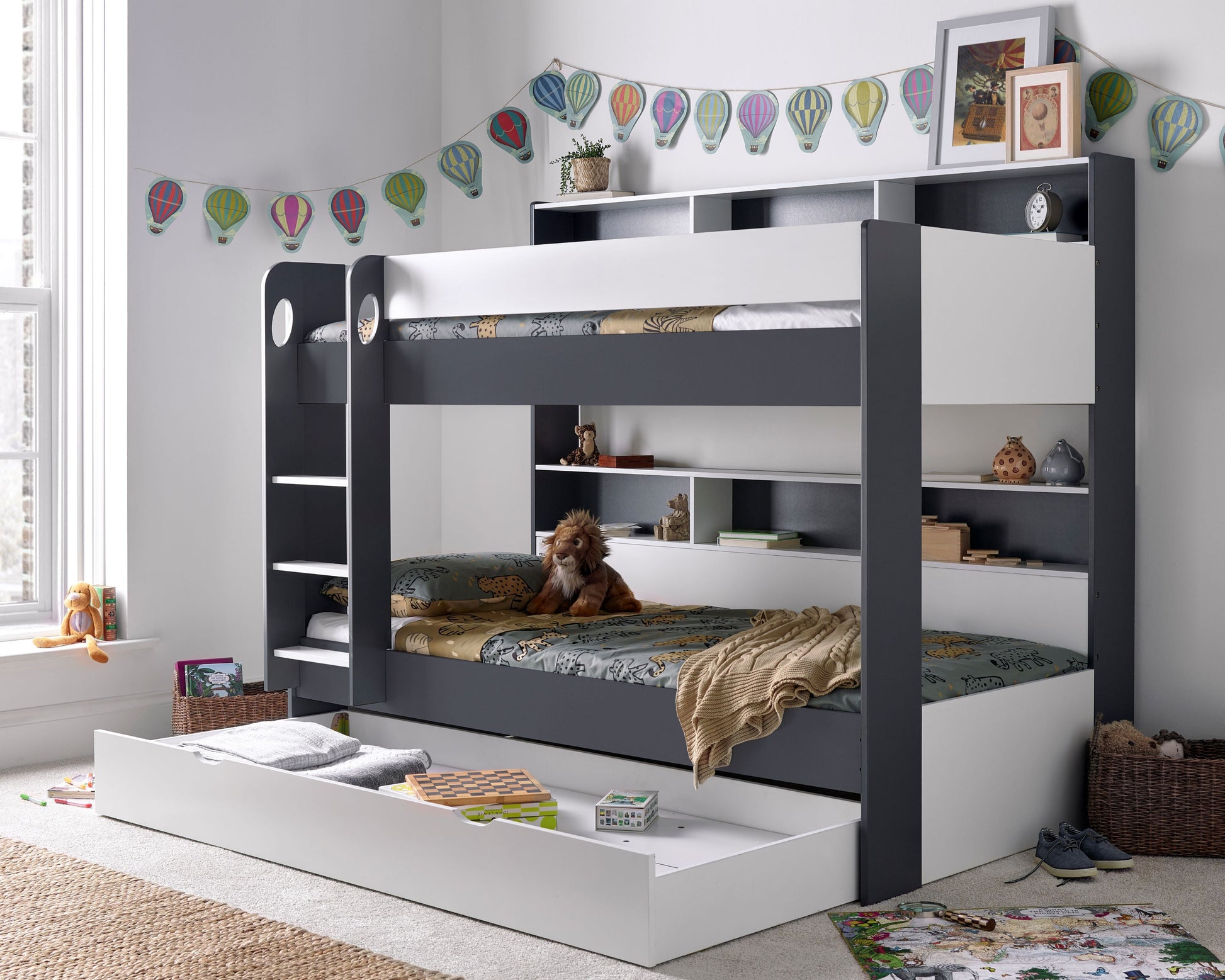 Bedmaster Oliver Bunk Bed With Trundle-Better Bed Company