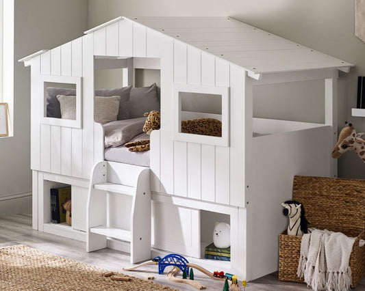 Julian Bowen Acorn Treehouse Midsleeper & Storage Unit From Front-Better Bed Compnay