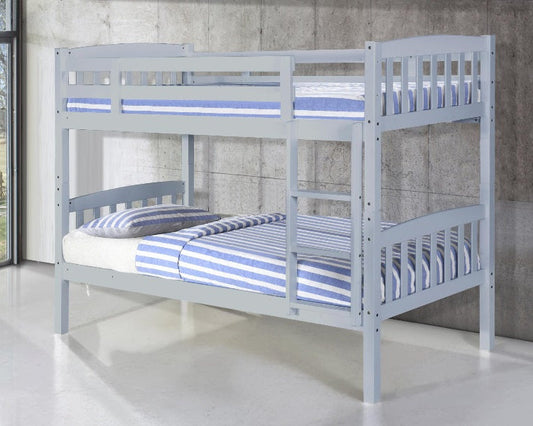 Heartlands Furniture Ashbrook White Single Wooden Bunk Bed