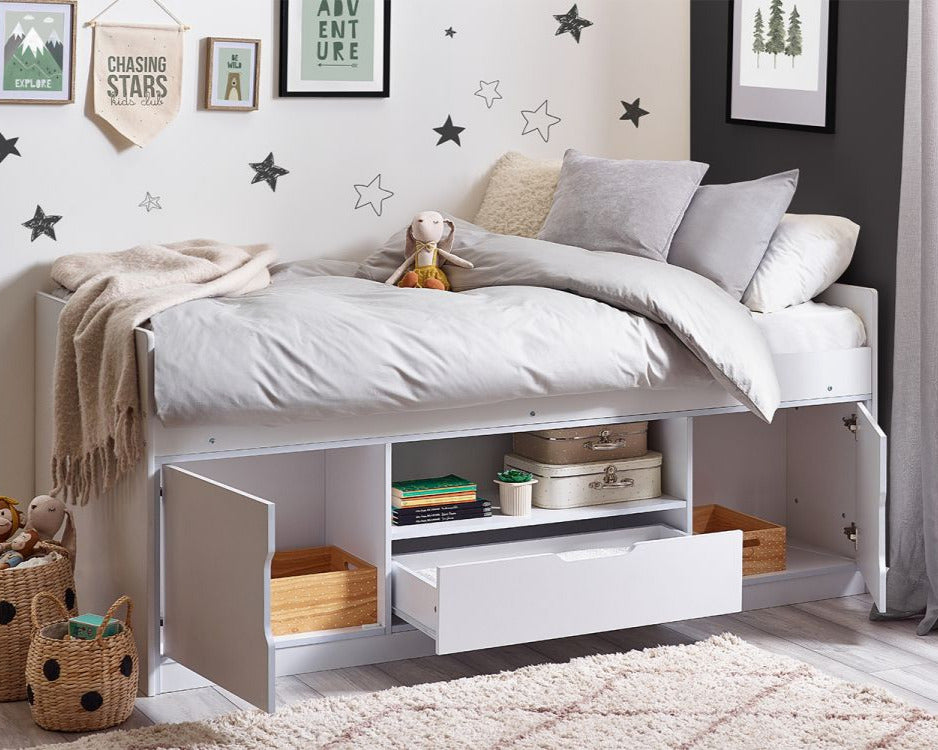 Julian Bowen Atom Low Sleeper Storage Open-Better Bed Company