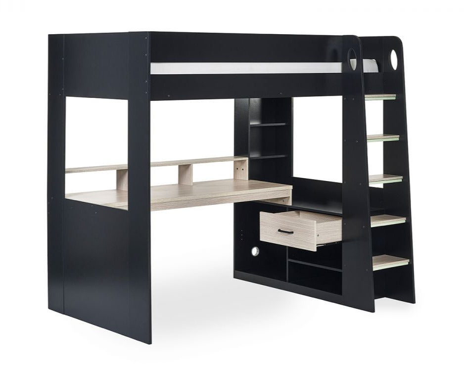 Julian Bowen Blaze Gaming Highsleeper Black Inside Frame-Better Bed Company
