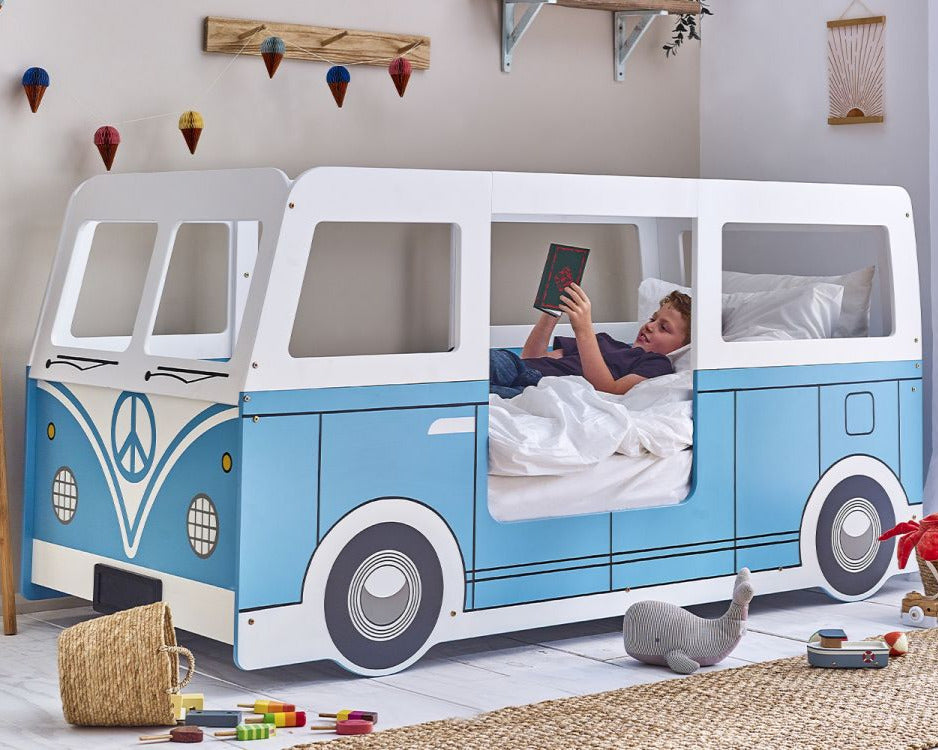 Julian Bowen Campervan Bed Boy With Book Inside-Better Bed Company