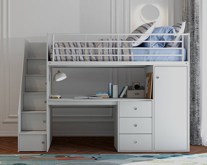 Flintshire Furniture Dakota High Sleeper Grey-Better Bed Company