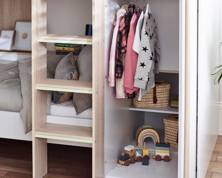 Julian Bowen Horizon Bunk Bed Inside Wardrobe-Better Bed Company