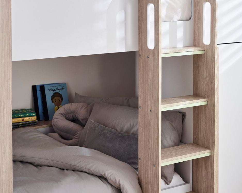 Julian Bowen Horizon Bunk Bed Ladder Close Up-Better Bed Company