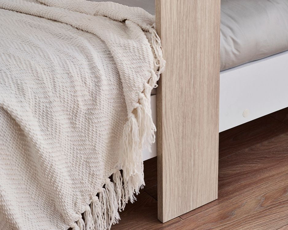 Julian Bowen Horizon Bunk Bed Leg Close Up-Better Bed Company