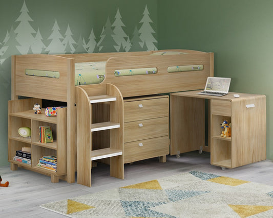 Julian Bowne Kimbo Cabin Bed Oak-Better Bed Company