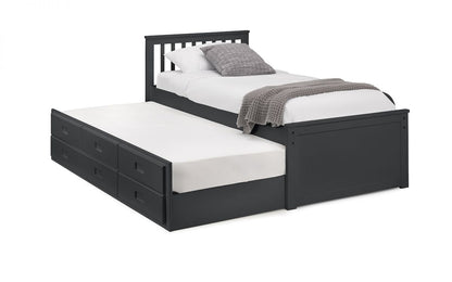 Julian Bowen Maisie Single Wooden Captains Bed With Drawers