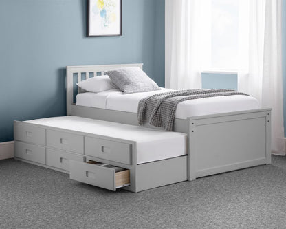 Julian Bowen Maisie Single Wooden Captains Bed With Drawers