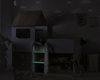 Julian Bowen Orpheus Midsleeper Lights On Ladder On-Better Bed Company