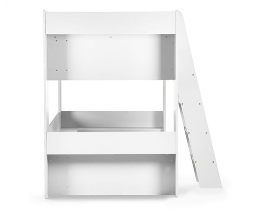 Julian Bowen Parsec Bunk Bed - White White Background Side-Better Bed Company