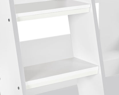 Julian Bowen Parsec Bunk Bed - White White Background Ladder Middle-Better Bed Company
