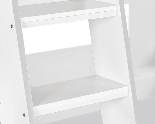 Julian Bowen Parsec Bunk Bed - White White Background Ladder Middle-Better Bed Company
