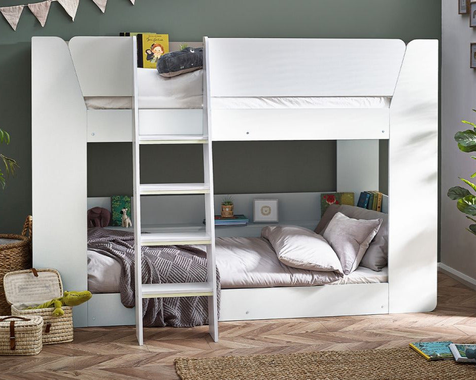 Julian Bowen Parsec Bunk Bed - White-Better Bed Company