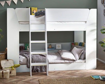 Julian Bowen Parsec Bunk Bed - White-Better Bed Company