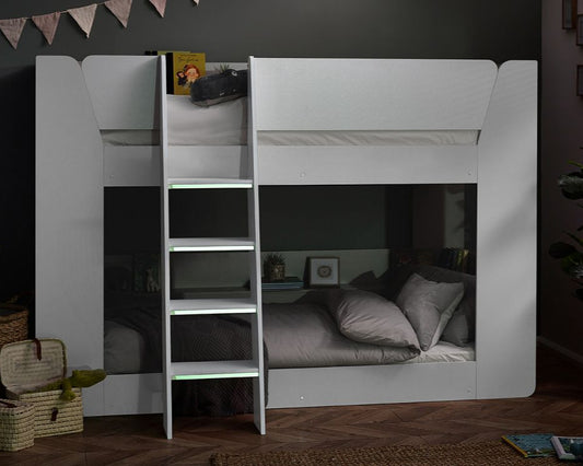 Julian Bowen Parsec Bunk Bed - White Lights Dim-Better Bed Company