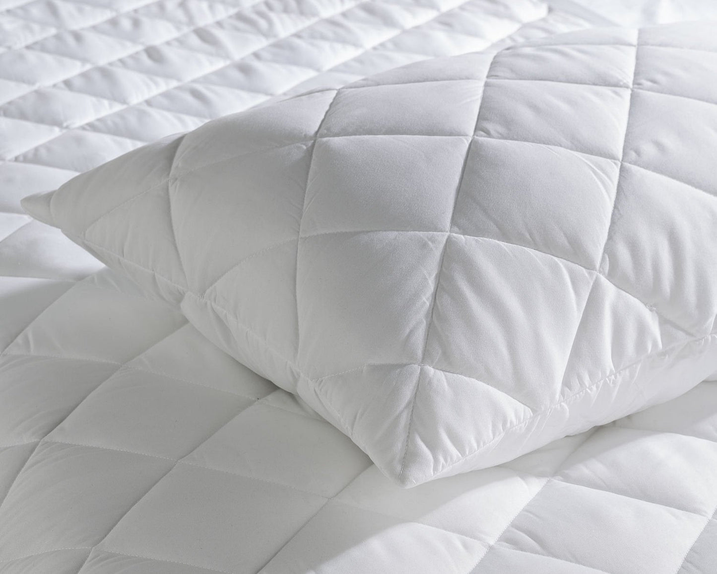 110g Quilted Polycotton Mattress Protector With A Pillow-kidzzz Beds